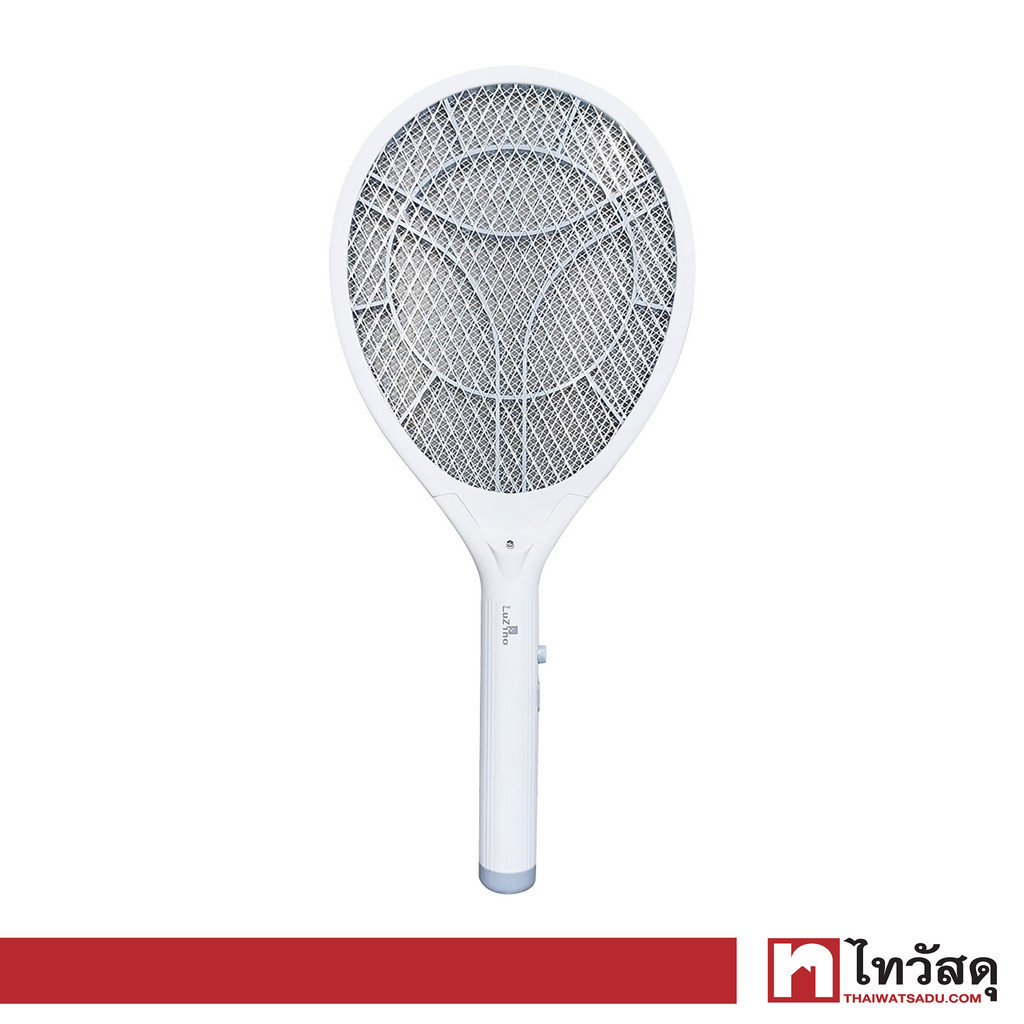LUZINO ไม้ตียุงชาร์จไฟได้ + USB รุ่น TGX-226 สีขาว - เทา