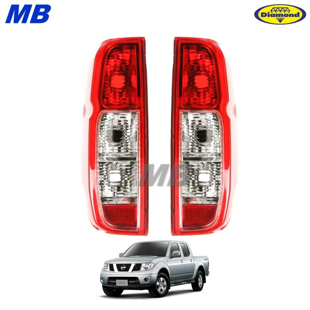 ไฟท้าย Navara นาวาร่า นิสสัน NISSAN D40 ปี 2005 2006 2007 2008 2009 20010 2011 2012 2013 2014 * ตราเพชร 04-50800 *