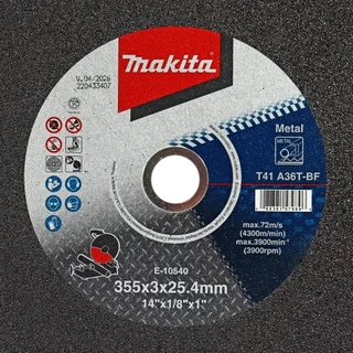 MAKITA ใบตัดเหล็ก 14"x3มม. A36T E-10540