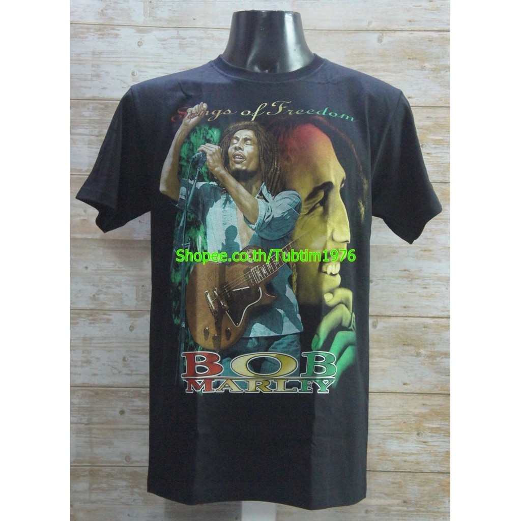 เสื้อวง BOB MARLEY วงร็อค เมทัล สากล วินเทจ บ็อบ มาร์เลย์ BOB6024