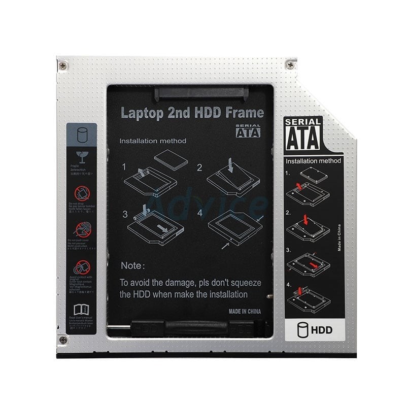 Tray DVD Drive For HDD Notebook (HD9503-SS) 9.5mm. - A0069514
