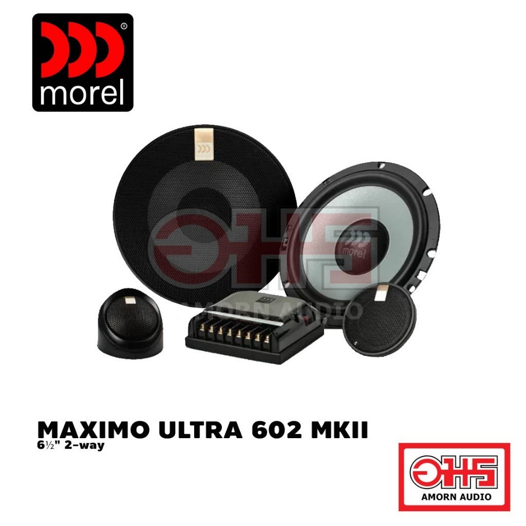 MOREL MAXIMO ULTRA 602 MKII ลำโพงแยกชิ้น ขนาด 6.5 นิ้ว 100 Watts RMS amornaudio