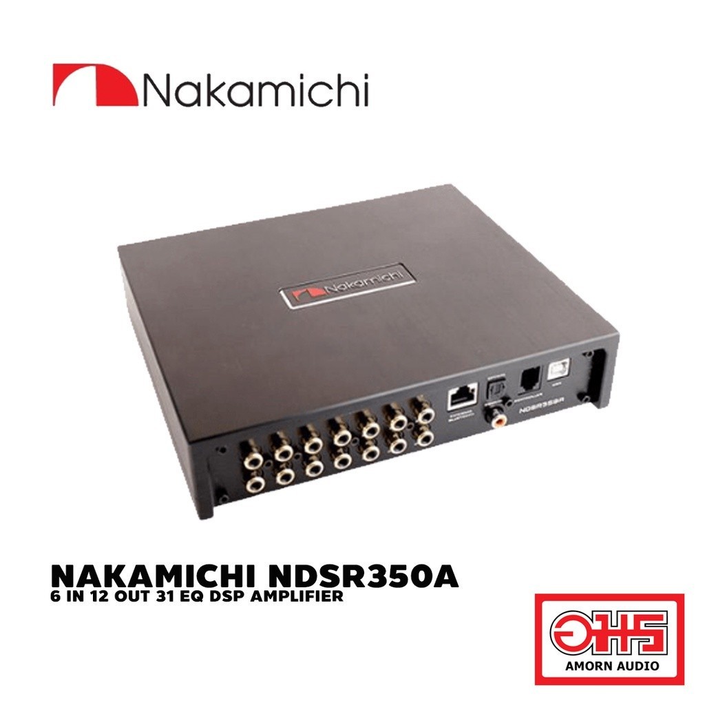 NAKAMICHI NDSR350A 6 IN 12 OUT 31 EQ DSP AMPLIFIER