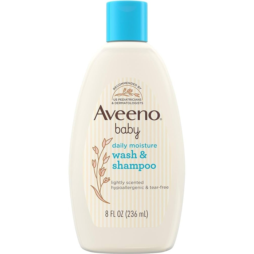 Aveeno baby wash&amp;shampoo 236ml. อาวีโน่ เบบี้ วอช แอนด์ แชมพู