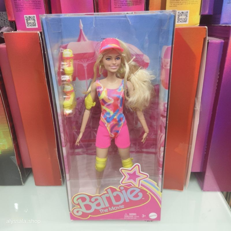 📍พร้อมส่ง Barbie The Movie Collectible Doll, Margot Robbie as Barbie in Inline Skating Outfit