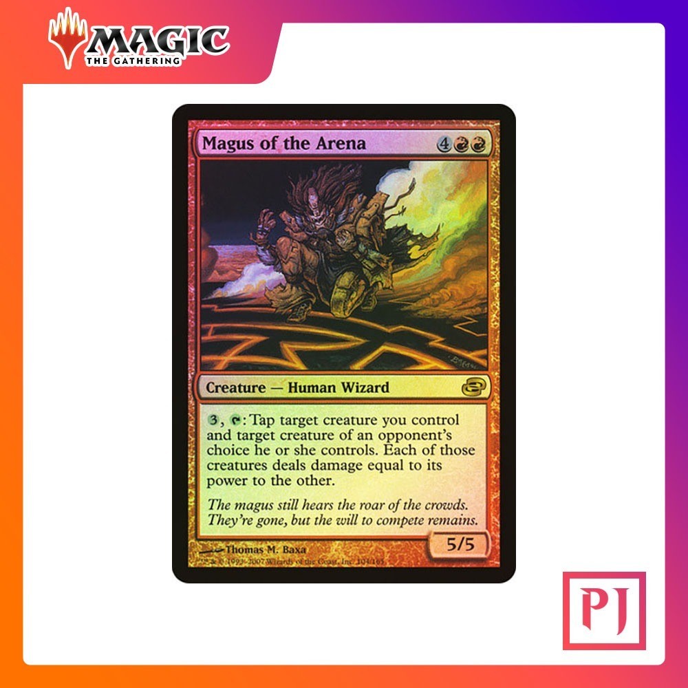 [MTG] Magus of the Arena [PLC] [RED] [RARE] [FOIL] [ENG] (การ์ดเมจิค / Magic the Gathering)