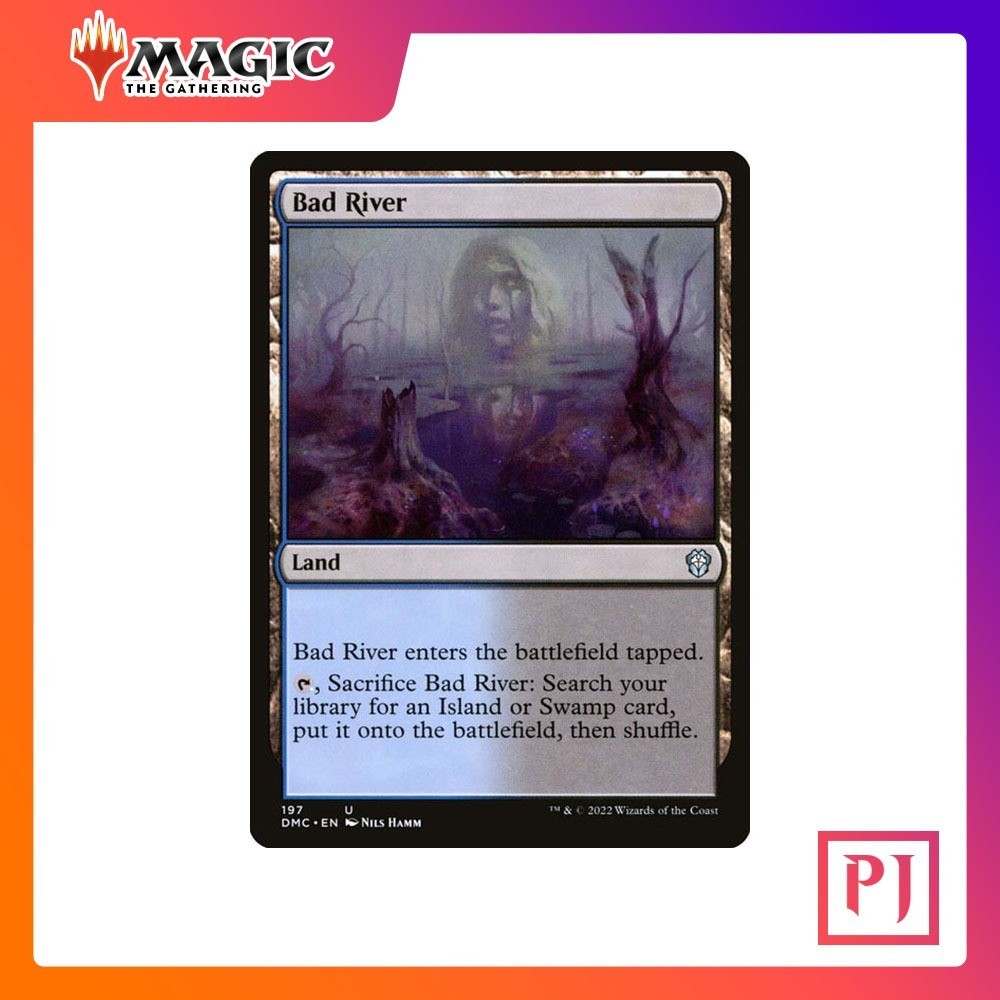 [MTG] Bad River [DMC] [LAND] [UNCOM] [NORMAL] [ENG] (การ์ดเมจิค / Magic the Gathering)