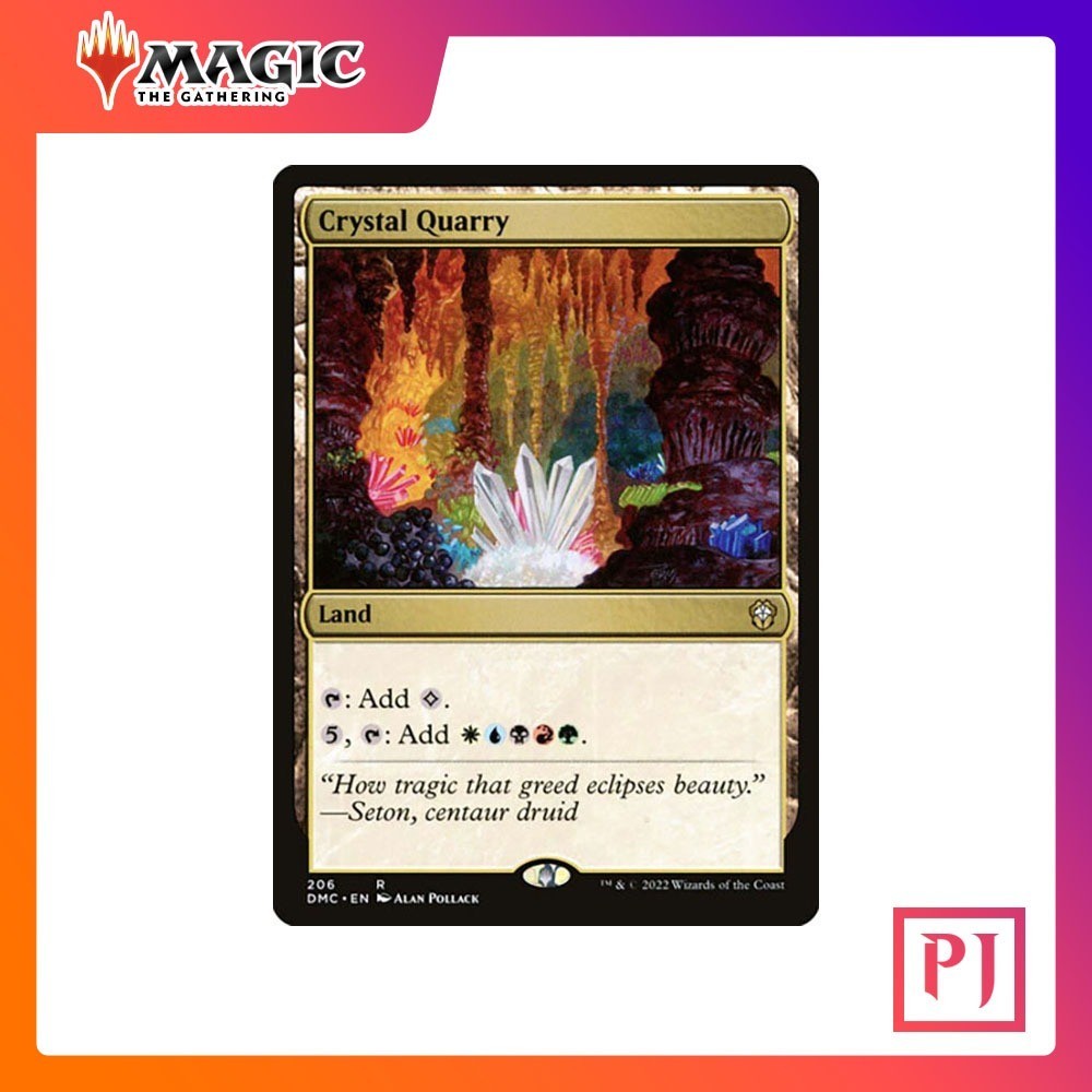 [MTG] Crystal Quarry [DMC] [LAND] [RARE] [NORMAL] [ENG] (การ์ดเมจิค / Magic the Gathering)