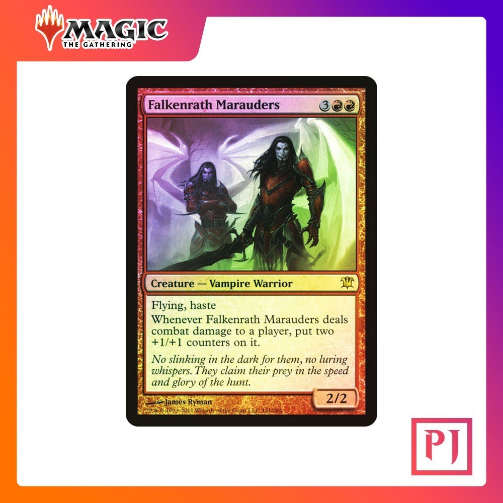 [MTG] Falkenrath Marauders [IST] [RED] [RARE] [FOIL] [ENG] (การ์ดเมจิค / Magic the Gathering)