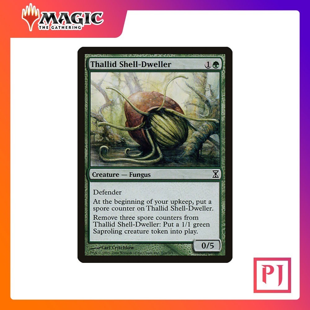 [MTG] Thallid Shell-Dweller [TSP] [GREEN] [COMMON] [NORMAL] [ENG] (การ์ดเมจิค / Magic the Gathering)