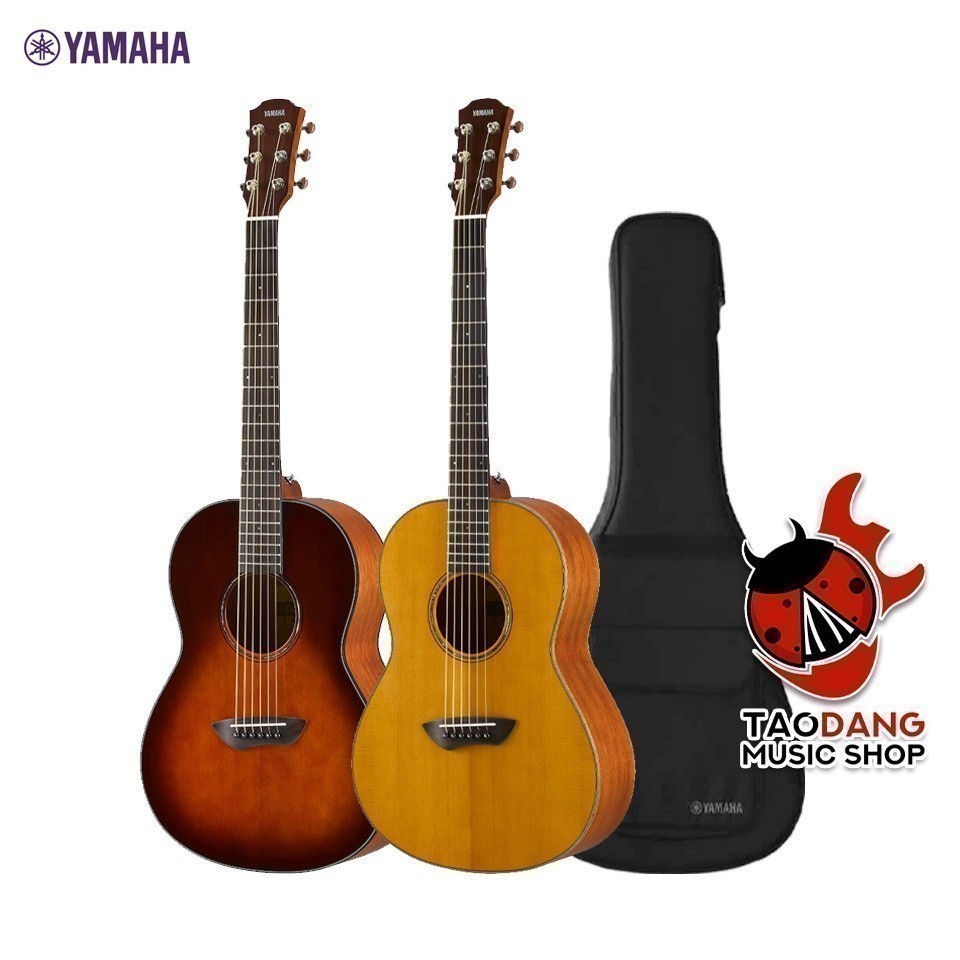 กีต้าร์โปร่งไฟฟ้า Yamaha CSF3M สี Vintage Natural, Tobacco Borwn Sunbust - Electric Acoustic Guitar Yamaha CSF3Mครบชุด