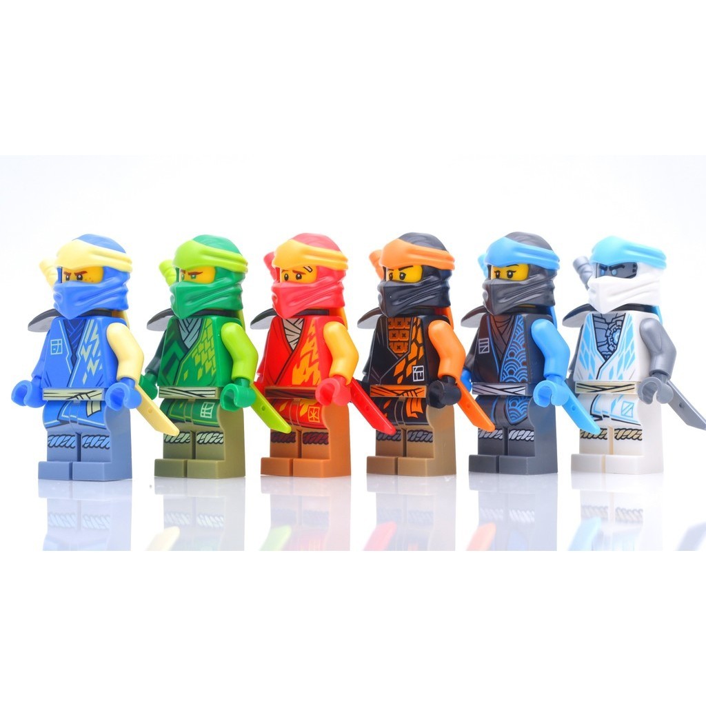 Lego Cole Jay Kai Lloyd Nya Zane - ธีม Core 6 ตัว Ninjago *new