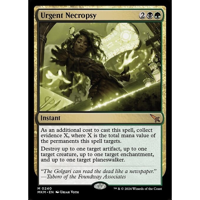 [Murders At Karlov Manor] - [MKM] - [Urgent Necropsy] - (M) - [2024]