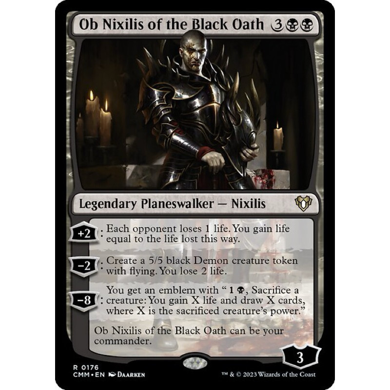 [ Commander Masters] - [CMM] - [Ob Nixilis of the Black Oath] - (R) - [2023]