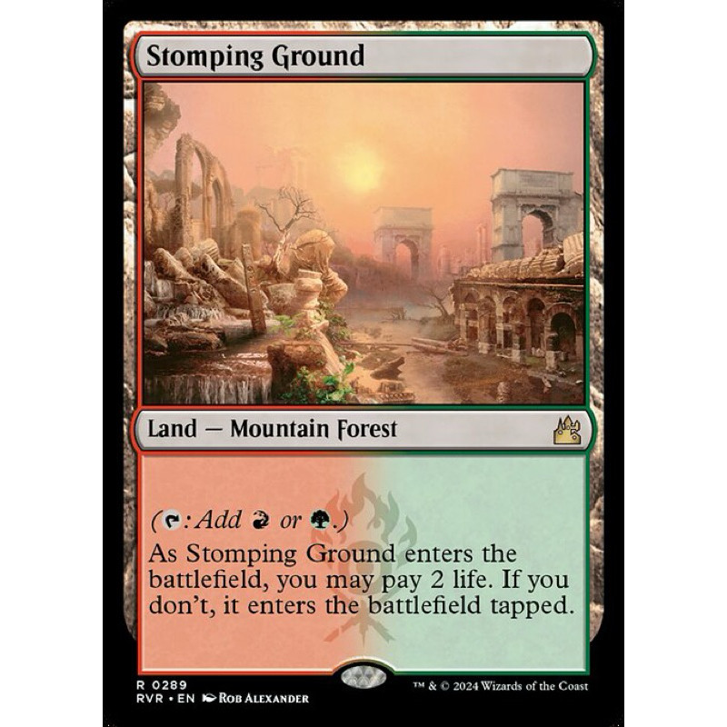 [Ravnica Remastered] - [RVR] - [Stomping Ground] - (R) - [2024]