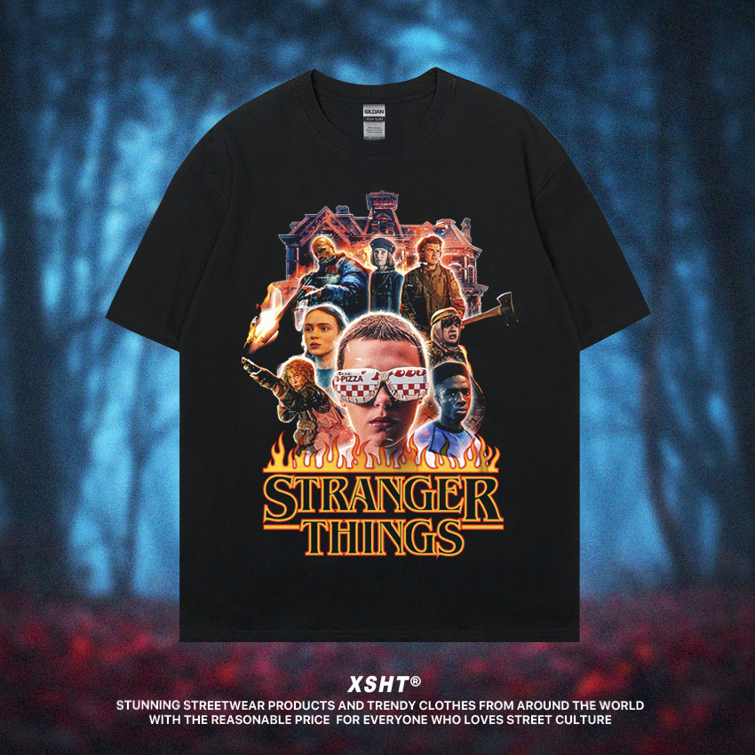 พร้อมส่ง  เสื้อ S.T. Season 4 Poster Tee – Black (สีดำ) by XSHT