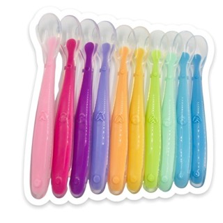 ส่งไว!  ⭐⭐⭐ I310 ช้อนเด็ก ช้อนซิลิโคน ปลายนิ่ม