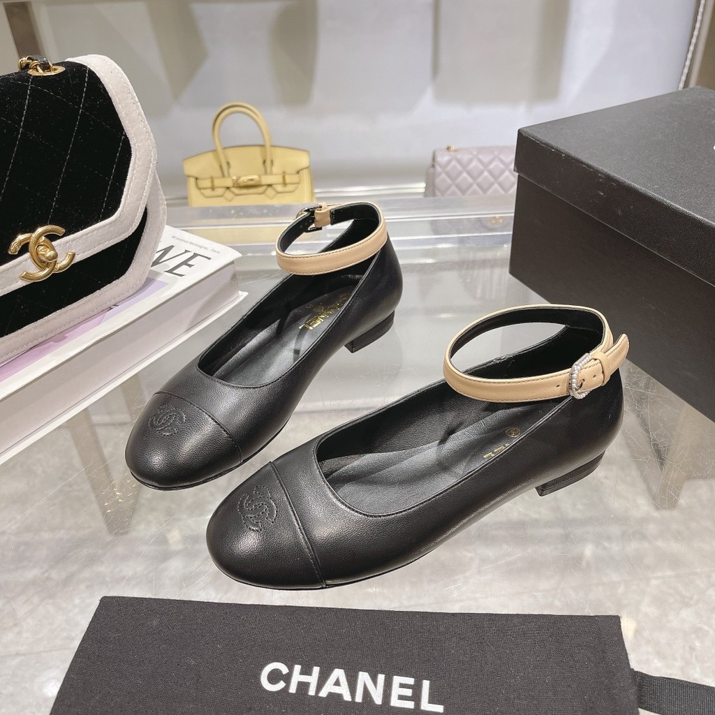 Chanel Simple Sweet สบายและอเนกประสงค์รองเท้า Casual Maryzhen