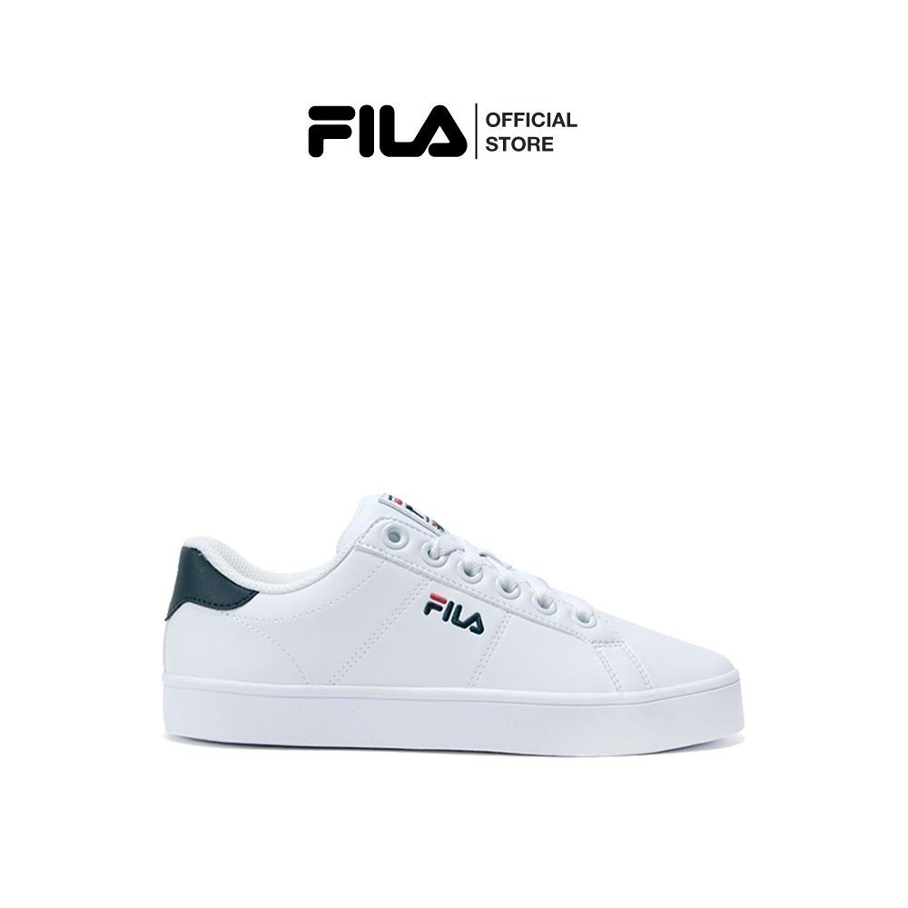 FILA รองเท้าลำลองผู้ใหญ่ Court Deluxe รุ่น 1TM00651F - WHITE/BLUE