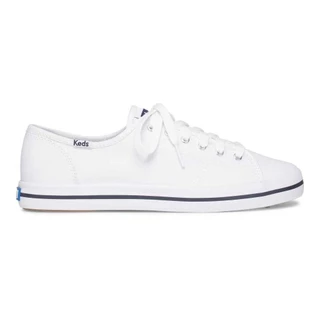 Keds รุ่น Kickstart Seasonal Solids รองเท้าผ้าใบ ผู้หญิง สี WHITE - WF54682