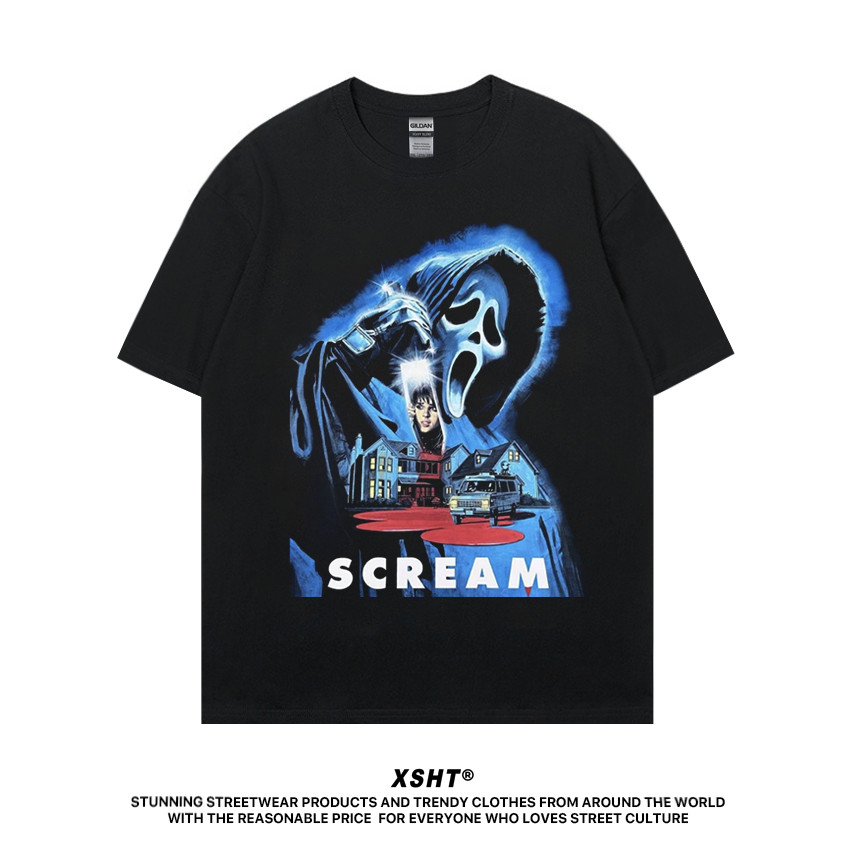 พร้อมส่ง เสื้อ Scream Poster Tee - Black (สีดำ) by XSHT