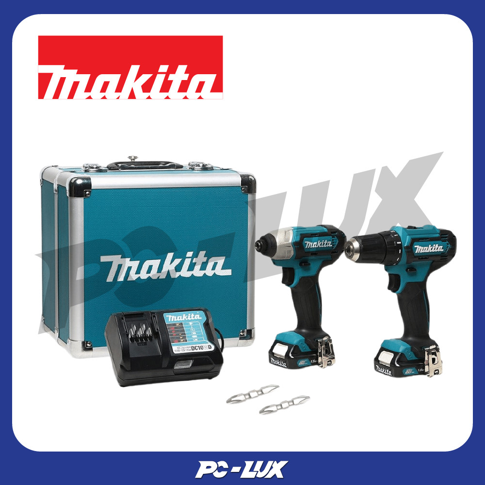 MAKITA ชุดสว่านไร้สาย (พร้อมแบตเตอรี่) CLX228X1 12 โวลต์