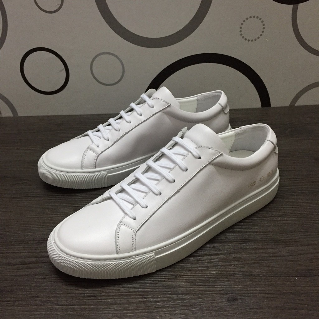 Grade AAA White Shoes common Couple Men's and Women's Casual Shoes Leather Cowhide Board Shoes