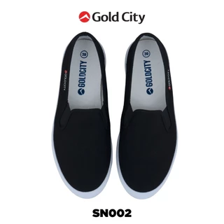 GOLDCITY รองเท้าสลิปออน UNISEX พื้นยางพารา กันลื่น ใส่สบาย ใส่ได้ทุกวัน (36-45) รุ่น SN002
