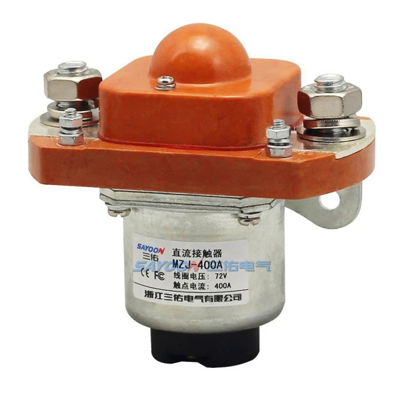 Sayoon 400A Dc-Relais SZJ-400A MZJ-400A Power Relais 12V 24V 36V 48V 60V 72V 120V สำหรับแบตเตอรี่อัต