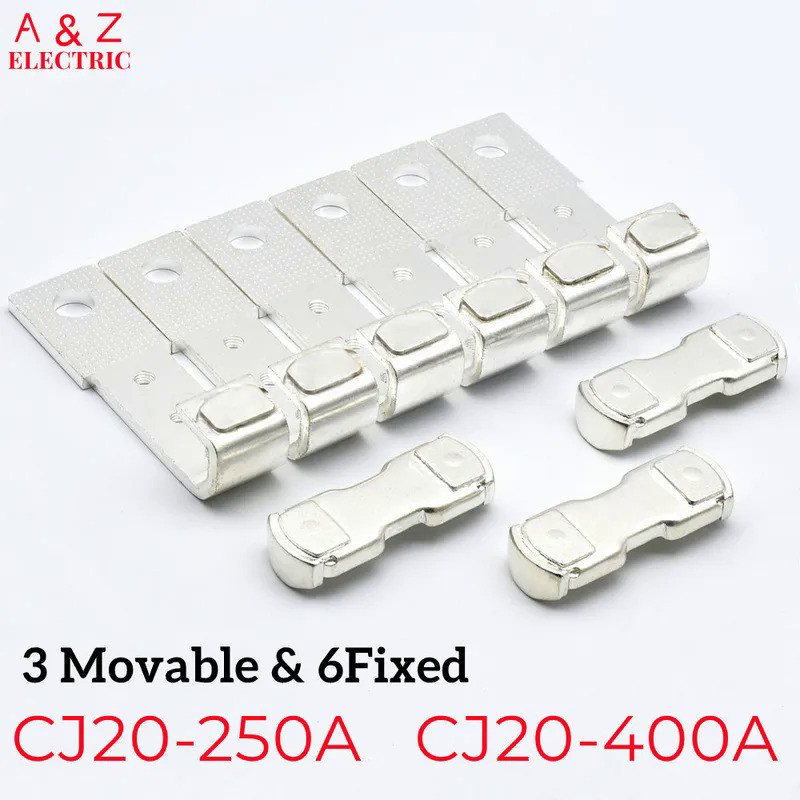 Hoofdcontactkits สำหรับ CJ20-250A CJ20-400A 3 Bewegende En 6 Vervangende Kit สำหรับการติดต่อ Vaste