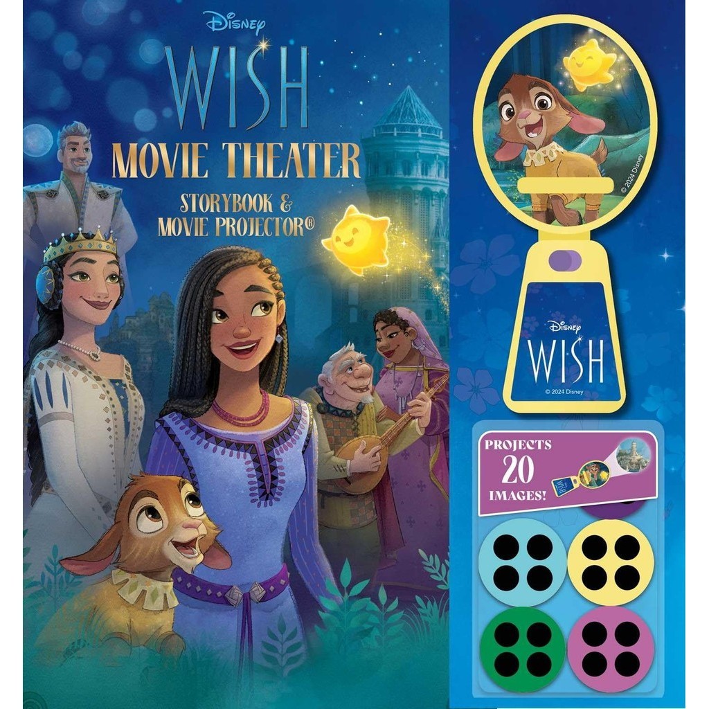 Chulabook|c321|หนังสือ|DISNEY WISH: MOVIE THEATER STORYBOOK & MOVIE PROJECTOR (HC)