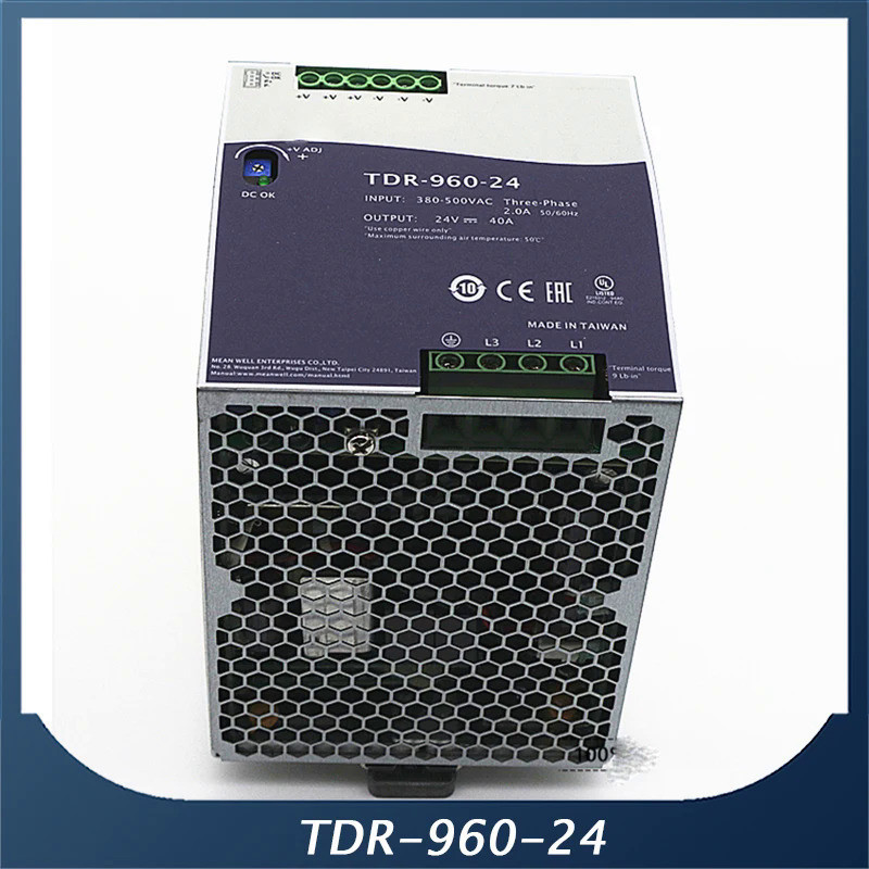 สำหรับ MW TDR-960-24 TDR-960-24/40A แหล่งจ่ายไฟ24V 40A