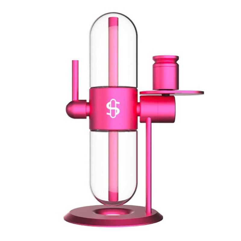 Stundenglass Pink Gravity Bong บ้องสูญญากาศสีชมพูอลูมิเนียมเกรดดีรับประกัน 1 ปี