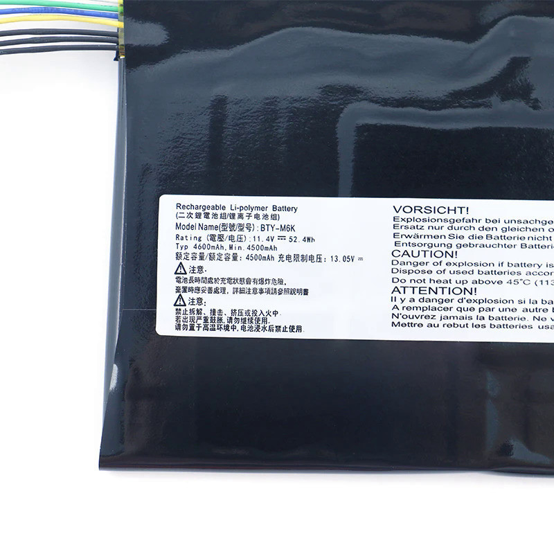 BTY-M6K Laptop Battery For MSI MS-17B4 MS-16K3 GF63 Thin 8RD 8RD-031TH GF75 Thin 3RD 8RC 9SC GF65 7RG-005 GS63VR-7RG Thi