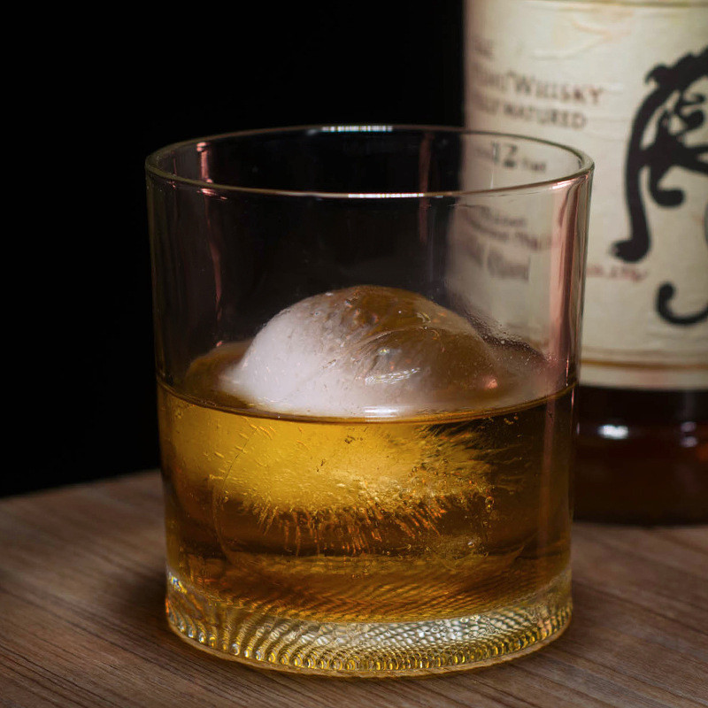 Bottom Grid Glass Big Ice Hockey Whiskey Special Cup Classical Cup Rock Cup Smooth Glass Wine Glass