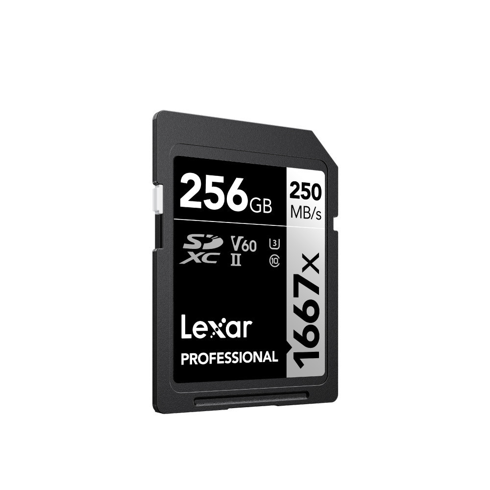 การ์ดหน่วยความจำ เอสดีการ์ด LEXAR SD1667X 256GB UHS-II U3 V60 SD CARD FULL-HD 3D 4K RW250/120MB/S (LSD256CB1667)_3