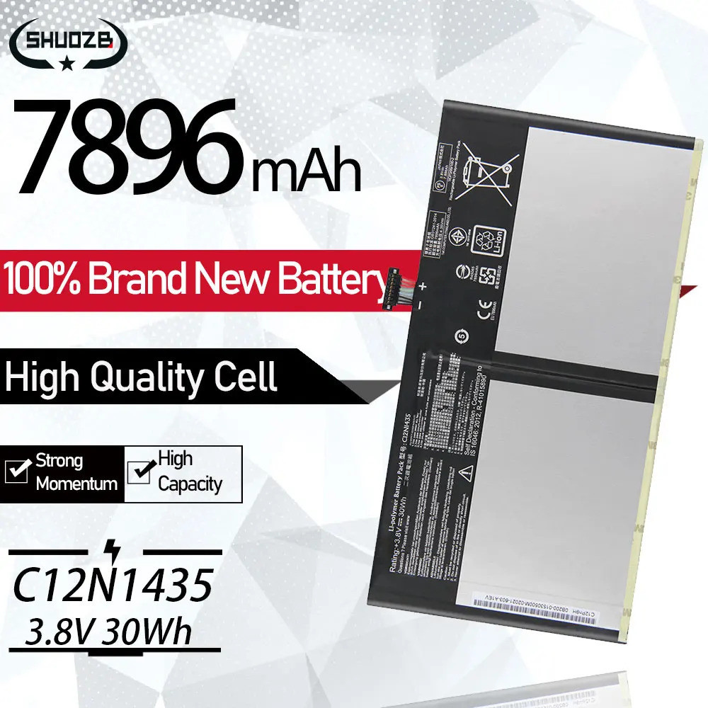 New C12N1435 Laptop Battery For ASUS T100HA T100HA-FU006T 10.1-Inch 2 in 1 Touchscreen Tablet 1ICP3/
