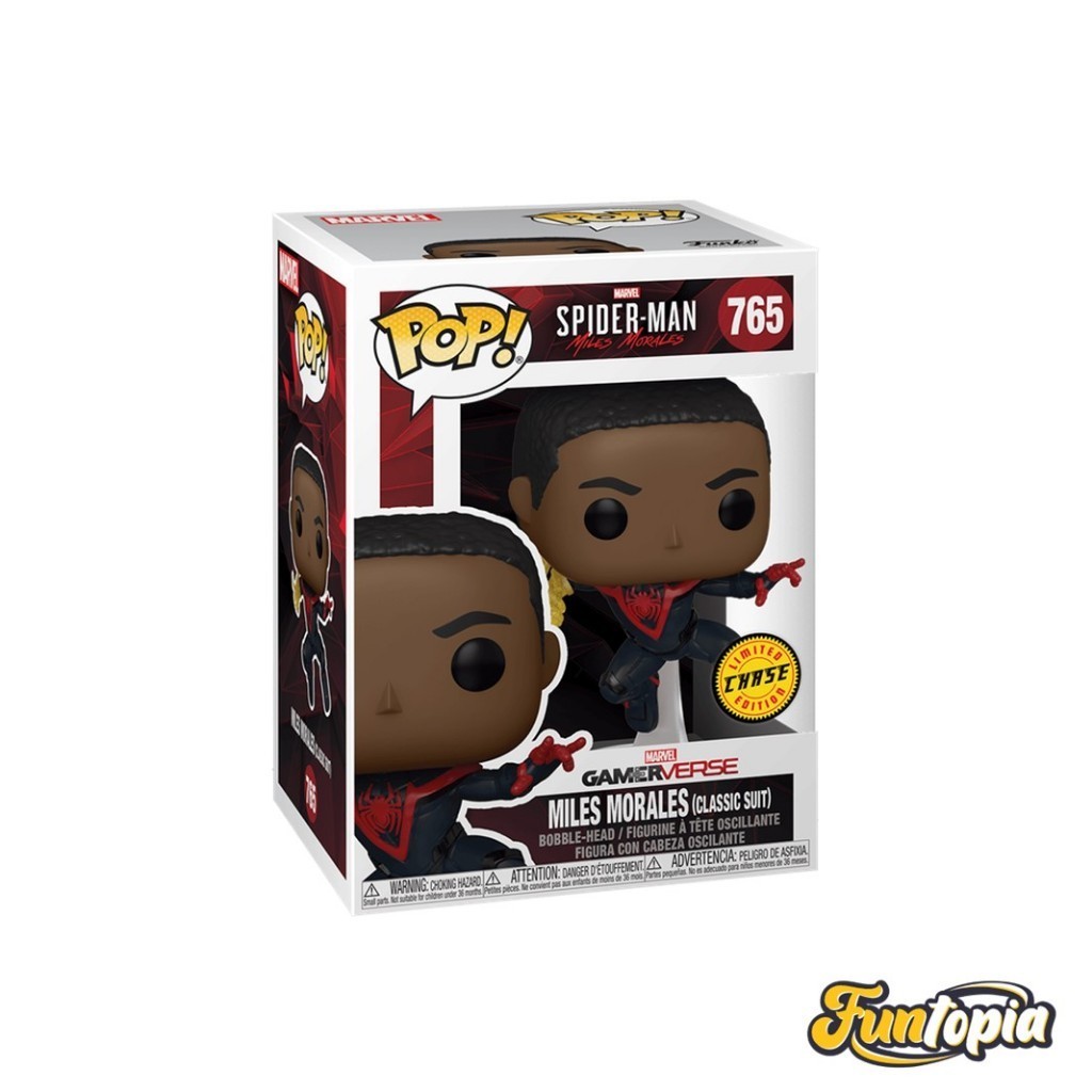 Funko Chase! (50150) - Miles Morales Classic Suit ver. (Chance of Chase) (765) POP! Games: Spider-Ma