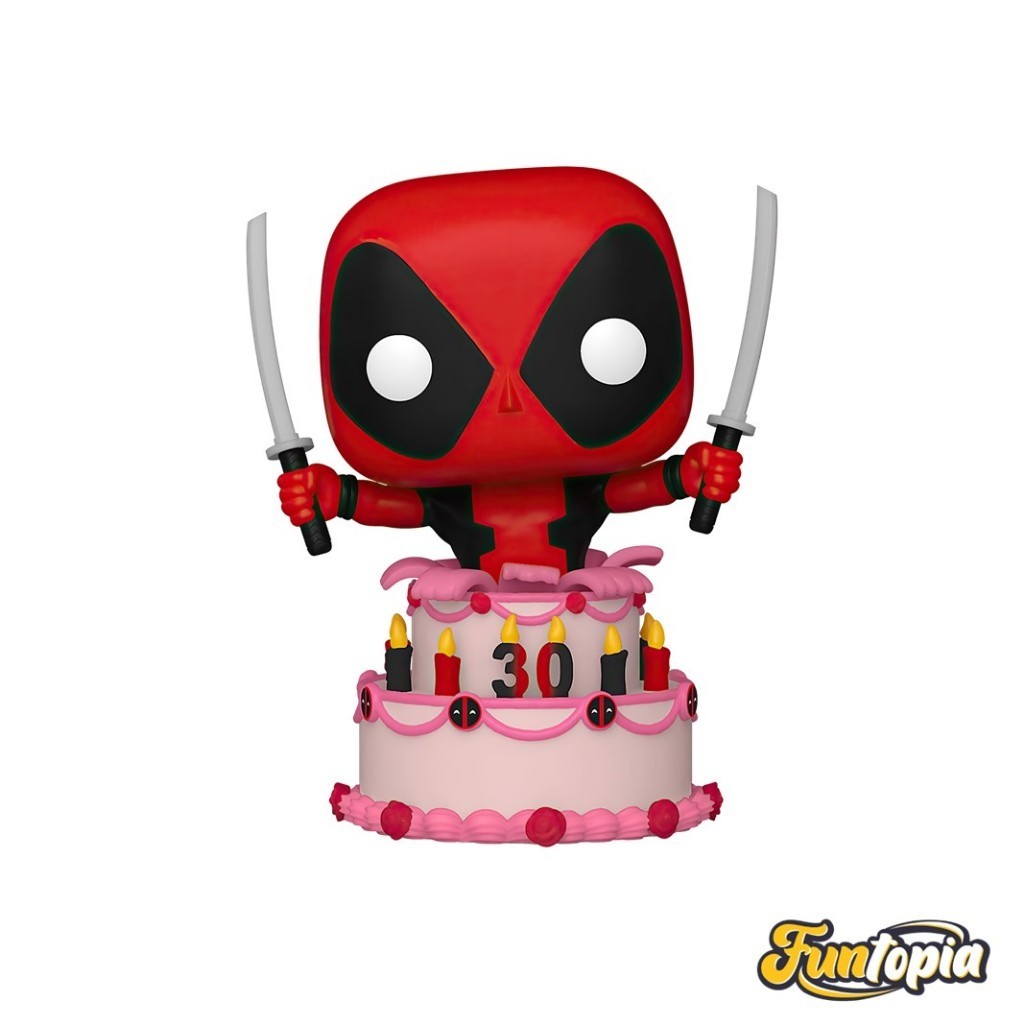 Funko POP! (54654) : Deadpool in Cake (776) POP! Marvel: Deadpool 30th