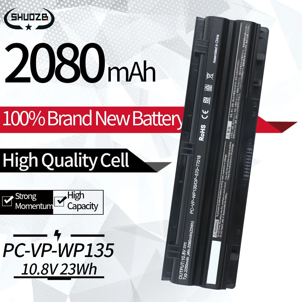 NEW PC-VP-WP135 Laptop Battery For NEC VK24L VK30H VK27M VK25L VJ30H 2Z00119ZA PC-VP-WP134 OP-570-77018 OP-570-77019 10.