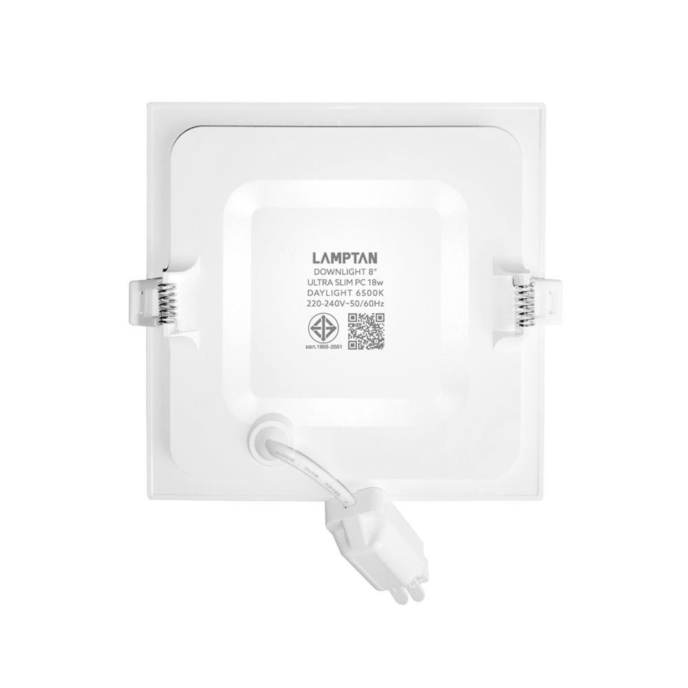 LAMPTAN ดาวน์ไลท์ LED ULTRA SLIM PC 8 นิ้ว 18 วัตต์ DAYLIGHT สีขาว จัดส่งโดย HomePro - รูปที่ 2