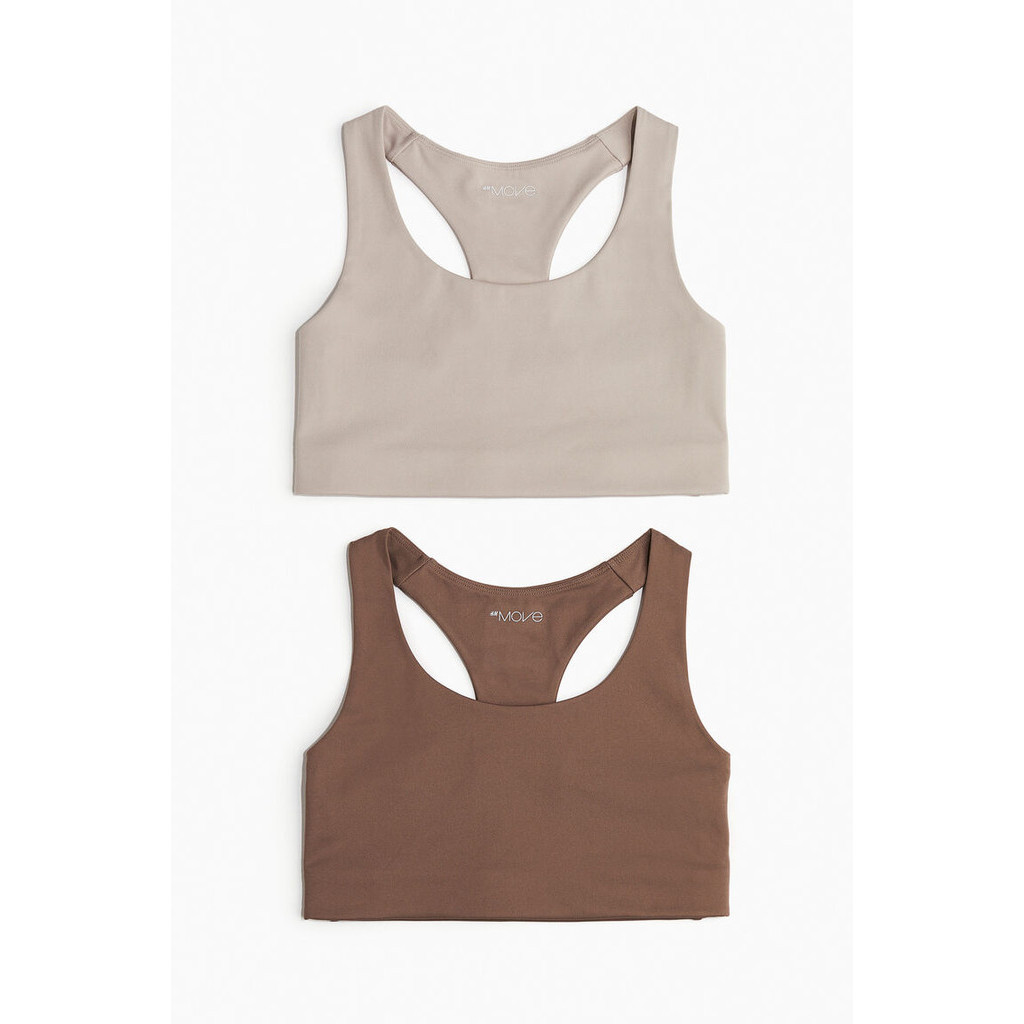 H&M Woman 2-pack Medium Support Sports bras 1093790_2