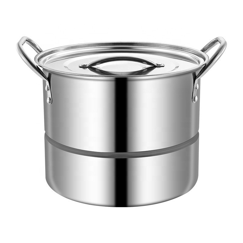 Houseware Kitchen Cooking Tools Stainless Steel Pots And Pans Sets Non-stick Soup Pots Steamer Cookw