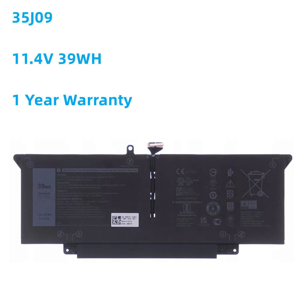 11.4V 39WH 35J09 laptop battery for dell line display 7310 7410 notebook series JHT2H 0YJ9RP 009yf 7