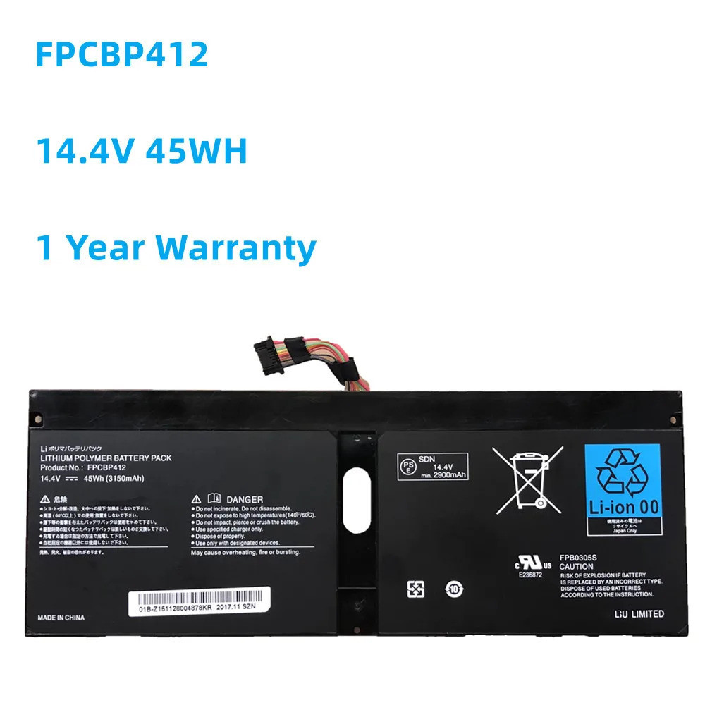 Laptop battery fpcbp445 fpcbp0s, 30av, 5mah, 45w, battery for fpcbp445, U9040MXPB1DE, fbpcp412, new