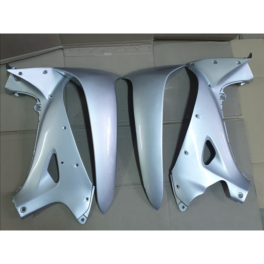 บังลมนอก และ บังลมใน wave125 กุญแจกลม สีบรอนซ์เทา 411 เวฟ 125 125S 125R