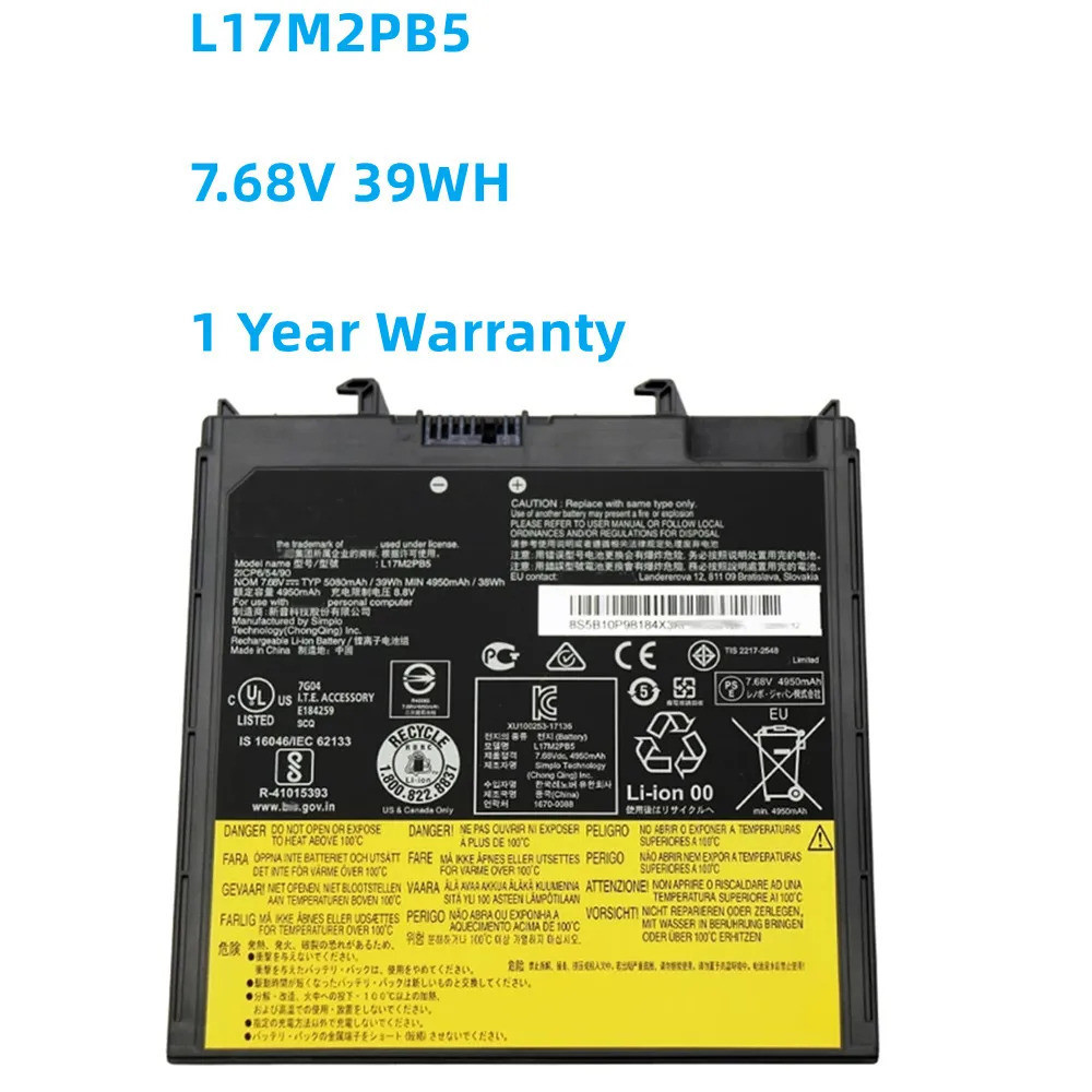 Lenovo laptop battery L17M2PB5, L17L2PB5, 39oh, 14IKB06, 14ikb7, 14arr79, 14ARR089,
