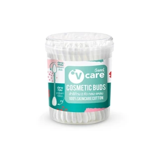 V CARE วีแคร์ สำลีก้าน Cosmetic Buds 100 ก้าน