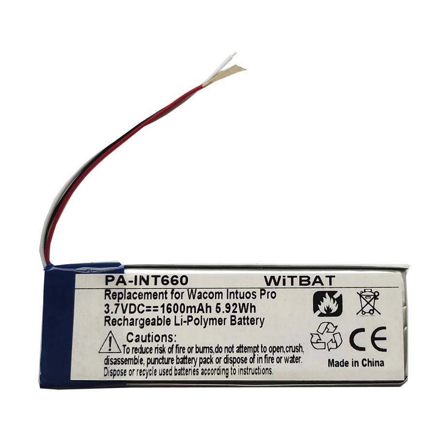ใช้บังคับWacom Intuos Pro PTH660แบตเตอรี่แท็บเล็ตPHT-660