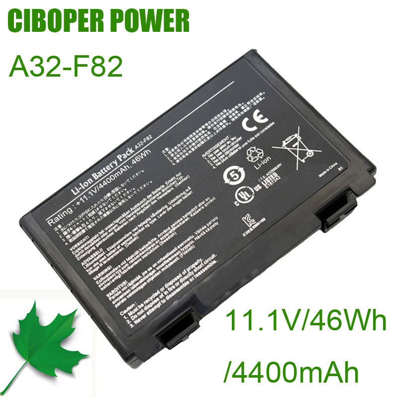 CP ของแท้แบตเตอรี่ A32-F52 11.1V 46Wh สำหรับ F52 K40A K50ID A32-F82 K51 K50AB K40IN K70AB K50 K60 K6